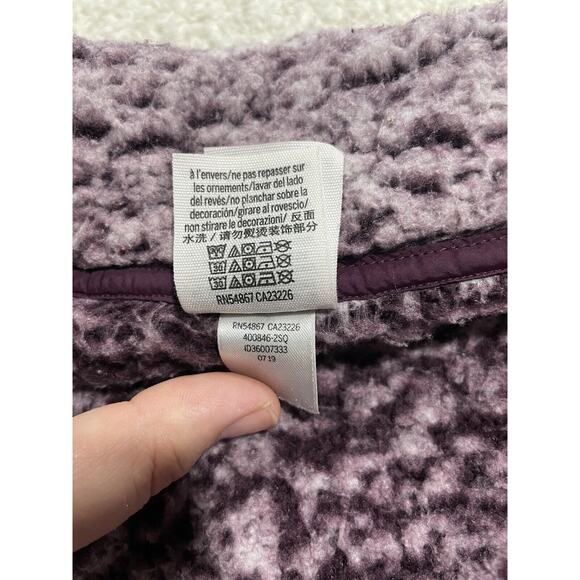 Victoria Secret PINK Sherpa Jacket Purple Small full zip 400846-2SQ ID36007333 - Picture 7 of 11